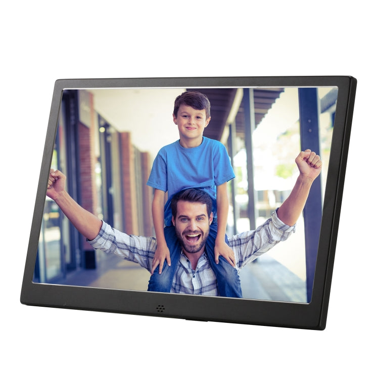 HSD1303 13.3 inch LED 1280x800 High Resolution Display Digital Photo Frame with Holder and Remote Control, Support SD / MMC / MS Card / USB Port, US Plug(Black) - 11-15 inch by PMC Jewellery | Online Shopping South Africa | PMC Jewellery | Buy Now Pay Later Mobicred