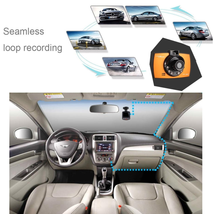 Generalplus 720P VGA 2.4 inch LCD Screen Display Car DVR Recorder, Support Loop Recording / Motion Detection / Night Vision Function - Car DVRs by PMC Jewellery | Online Shopping South Africa | PMC Jewellery | Buy Now Pay Later Mobicred