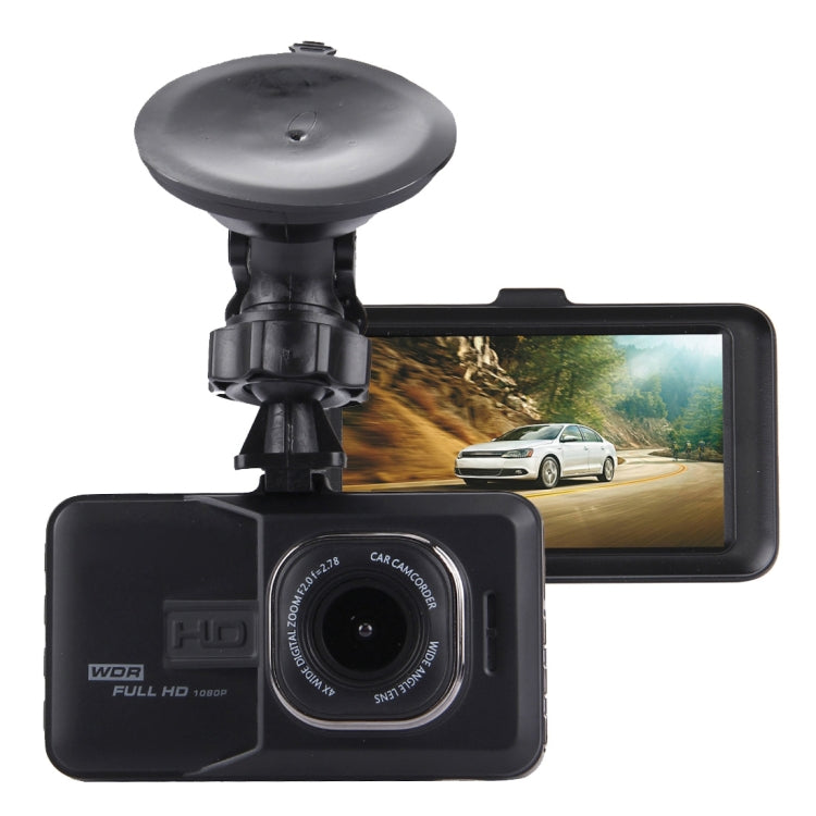 Car DVR Camera 3.0 inch LCD HD 720P 3.0MP Camera 170 Degree Wide Angle Viewing, Support Night Vision / Motion Detection / TF Card / HDMI / G-Sensor - Car DVRs by PMC Jewellery | Online Shopping South Africa | PMC Jewellery | Buy Now Pay Later Mobicred