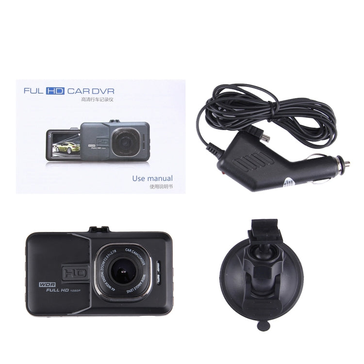 Car DVR Camera 3.0 inch LCD HD 720P 3.0MP Camera 170 Degree Wide Angle Viewing, Support Night Vision / Motion Detection / TF Card / HDMI / G-Sensor - Car DVRs by PMC Jewellery | Online Shopping South Africa | PMC Jewellery | Buy Now Pay Later Mobicred