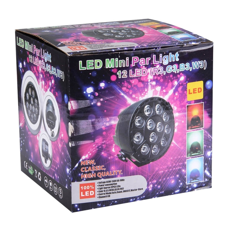 KD-12W 12 LED PAR Light Stage Light, with LED Display, Master / Slave / DMX512 / Auto Run Modes, US Plug - Stage Lighting by PMc TechLife | Online Shopping South Africa | PMc TechLife | Buy Now Pay Later Mobicred