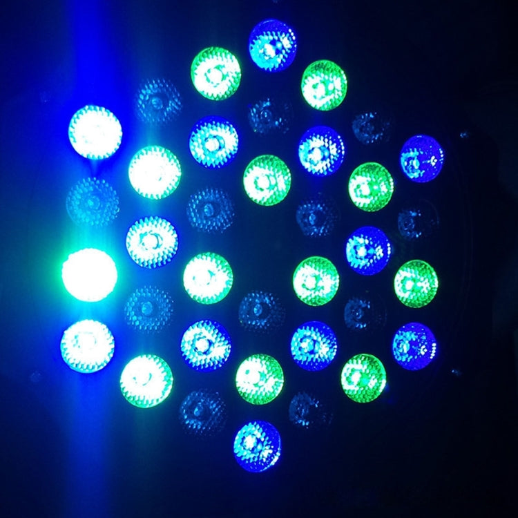 3W x 54 LED PAR Light Stage Light, with LED Display, Master / Slave / DMX512 / Auto Run / Sound Control Modes, US/EU Plug - Stage Lighting by PMc TechLife | Online Shopping South Africa | PMc TechLife | Buy Now Pay Later Mobicred
