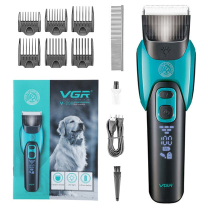 VGR V-208 Professional Pet Barber Electric Hair Clipper (Blue) - Electric Clipper by VGR | Online Shopping South Africa | PMC Jewellery