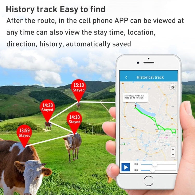 4G EU Version Intelligent Water-resistant GPS Pet Tracker Solar Energy Cattle Sheep Position Locator - Pet Tracker by PMC TechLife | Online Shopping South Africa | PMC TechLife | Buy Now Pay Later Mobicred