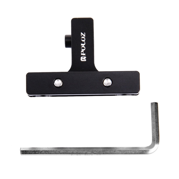 PULUZ Aluminium Alloy Bike Seat Cushion Mount for GoPro Hero12 Black / Hero11 /10 /9 /8 /7 /6 /5, Insta360 Ace / Ace Pro, DJI Osmo Action 4 and Other Action Cameras(Black) - Bicycle Handlebar Mount by PULUZ | Online Shopping South Africa | PMC TechLife | Buy Now Pay Later Mobicred