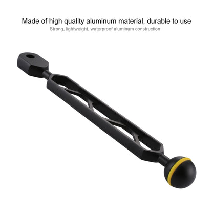 PULUZ 8 inch 20.3cm Aluminum Alloy Ball Arm for Underwater Torch / Video Light, Ball Diameter: 2.5cm - Diving Accessories by PULUZ | Online Shopping South Africa | PMC Jewellery | Buy Now Pay Later Mobicred