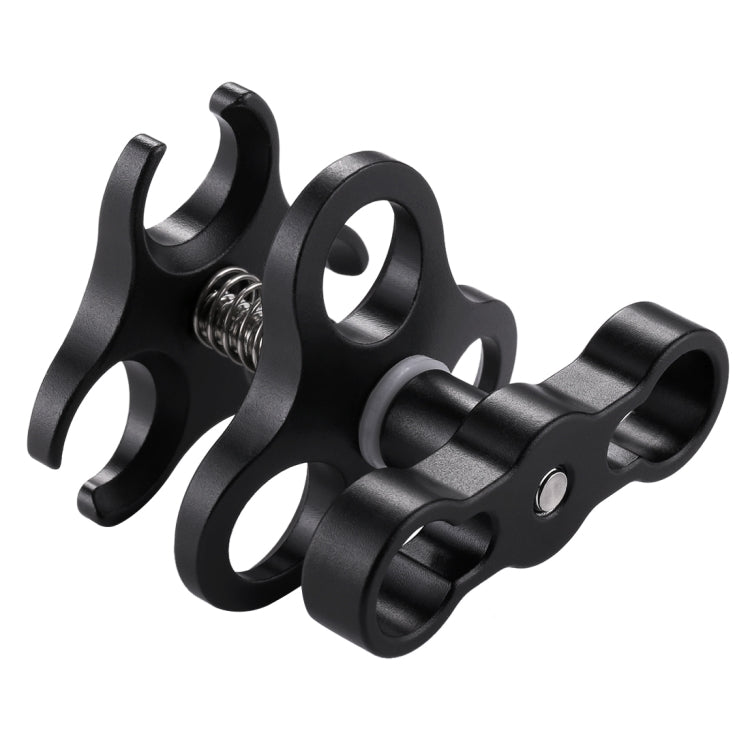 PULUZ Triple Ball Clamp Diving Camera Bracket Aluminum Spring Flashlight Clamp for Diving Underwater Photography System - Diving Accessories by PULUZ | Online Shopping South Africa | PMC Jewellery | Buy Now Pay Later Mobicred