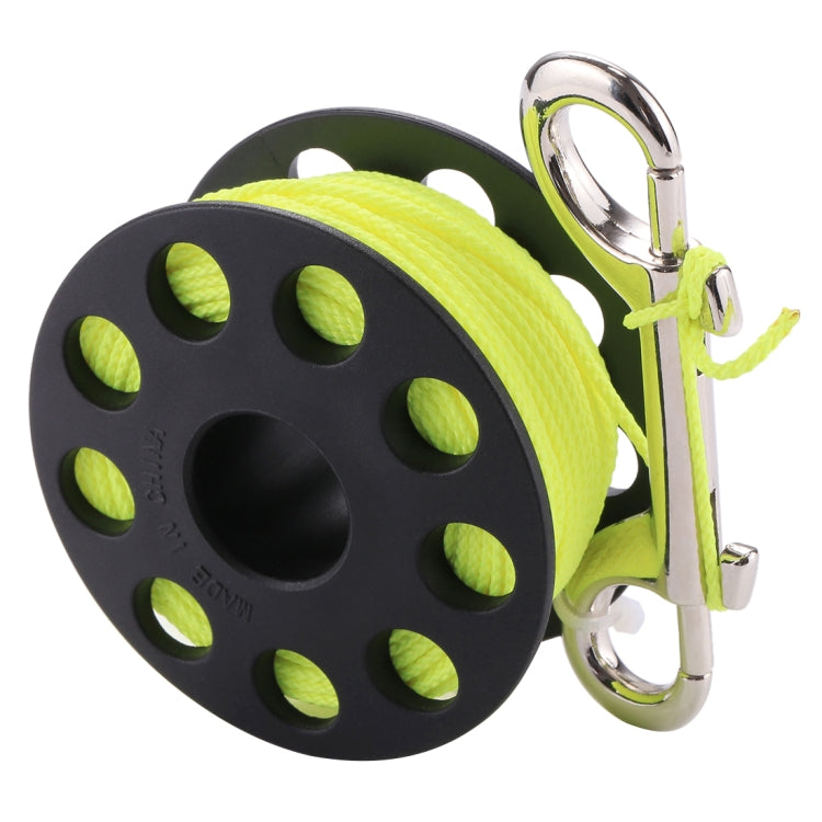 PULUZ Compact Diving Finger Reel with 30m Nylon Braided Wire & Stainless Steel Bolt Clip - Diving Accessories by PULUZ | Online Shopping South Africa | PMC Jewellery | Buy Now Pay Later Mobicred