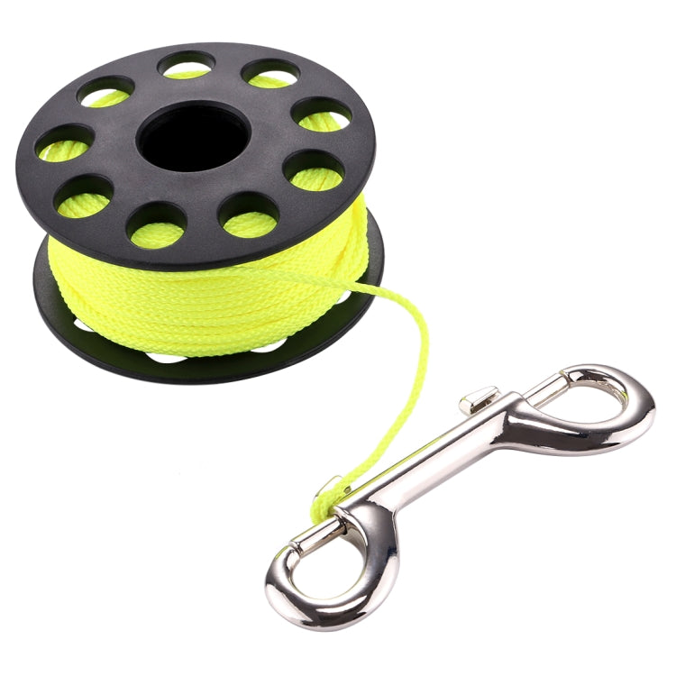 PULUZ Compact Diving Finger Reel with 30m Nylon Braided Wire & Stainless Steel Bolt Clip - Diving Accessories by PULUZ | Online Shopping South Africa | PMC Jewellery | Buy Now Pay Later Mobicred