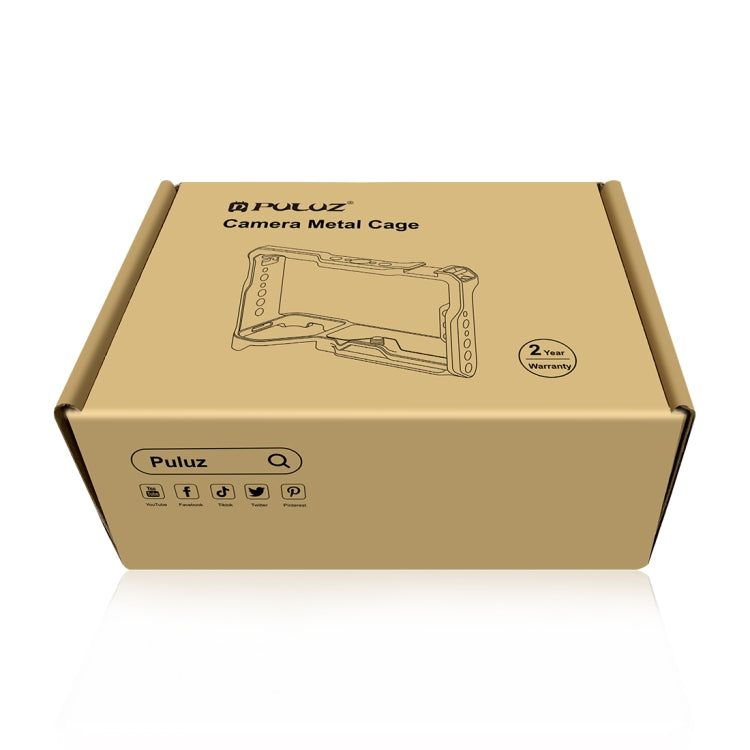 PULUZ Video Camera Cage Stabilizer for Sony A7 III & A7M3 / A7R3 & A7R III, without Handle(Bronze) - free shipping - PMC TechLife - Order now!