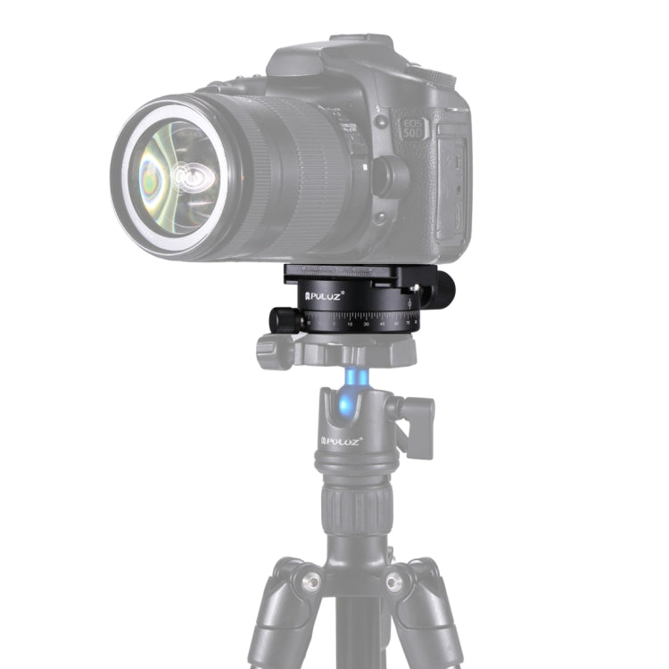 PULUZ Aluminum Alloy 360 Degree Rotation Panorama Ball Head with Quick Release Plate for Camera Tripod Head - Tripod Heads by PULUZ | Online Shopping South Africa | PMC Jewellery | Buy Now Pay Later Mobicred