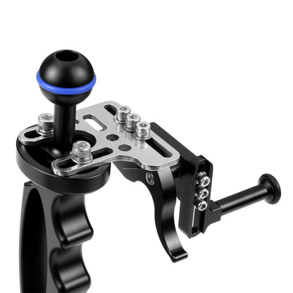 PULUZ Shutter Release Trigger Extension Adapter Lever Mount for Underwater Arm System(Black) - Diving Accessories by PULUZ | Online Shopping South Africa | PMC Jewellery | Buy Now Pay Later Mobicred