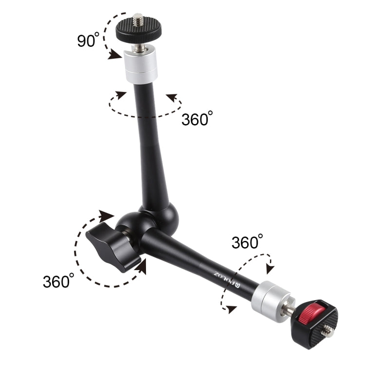 PULUZ 11 inch Aluminium Alloy Adjustable Articulating Friction Magic Arm - Camera Gimbal by PULUZ | Online Shopping South Africa | PMC Jewellery | Buy Now Pay Later Mobicred