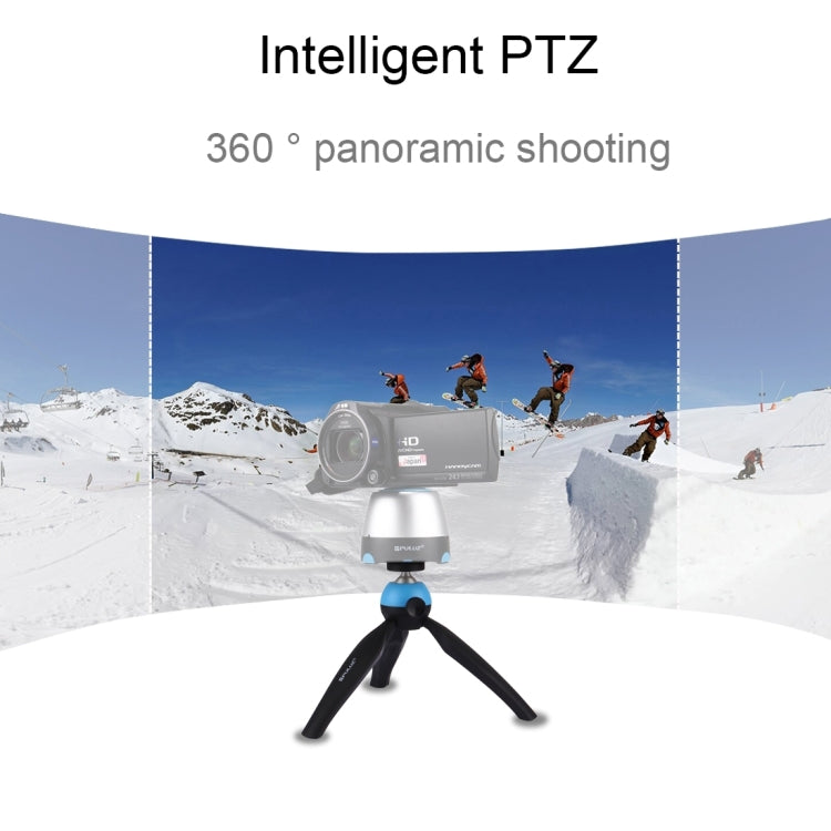 PULUZ Pocket Mini Tripod Mount with 360 Degree Ball Head & Phone Clamp for Smartphones(Blue) - Tripods by PULUZ | Online Shopping South Africa | PMC Jewellery | Buy Now Pay Later Mobicred