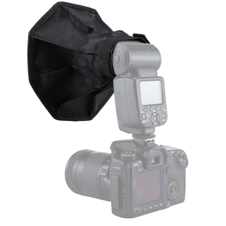PULUZ 20cm Octangle Style Foldable Soft Flash Light Diffuser Softbox -  by PULUZ | Online Shopping South Africa | PMC TechLife | Buy Now Pay Later Mobicred