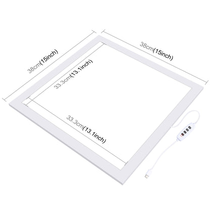 PULUZ 1000LM LED Acrylic No Polar Dimming Shadowless Light Pad with Switch for 40cm Photo Studio Box(AU Plug) -  by PULUZ | Online Shopping South Africa | PMC Jewellery | Buy Now Pay Later Mobicred