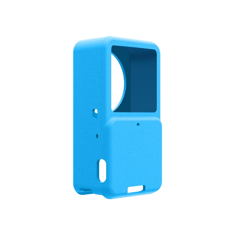 PULUZ Silicone Protective Case for DJI Action 2(Blue) - Case & Bags by PULUZ | Online Shopping South Africa | PMC Jewellery | Buy Now Pay Later Mobicred