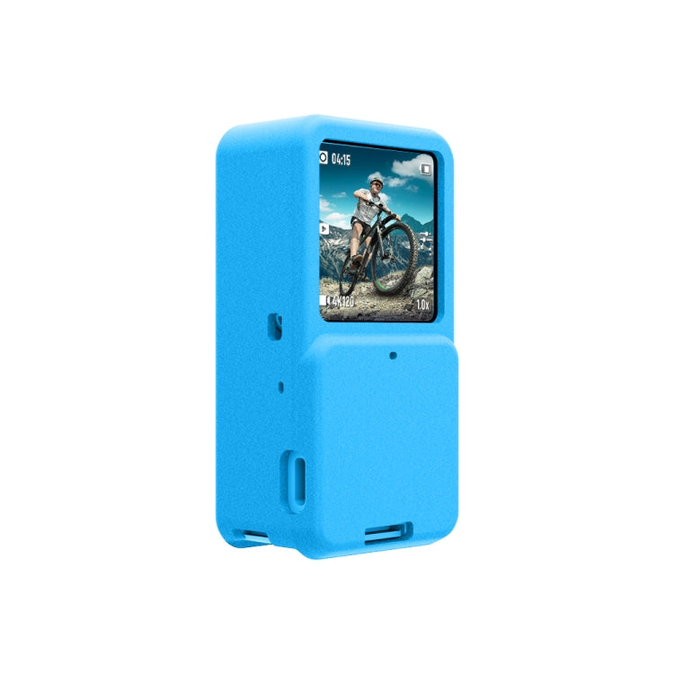 PULUZ Silicone Protective Case for DJI Action 2(Blue) - Case & Bags by PULUZ | Online Shopping South Africa | PMC Jewellery | Buy Now Pay Later Mobicred