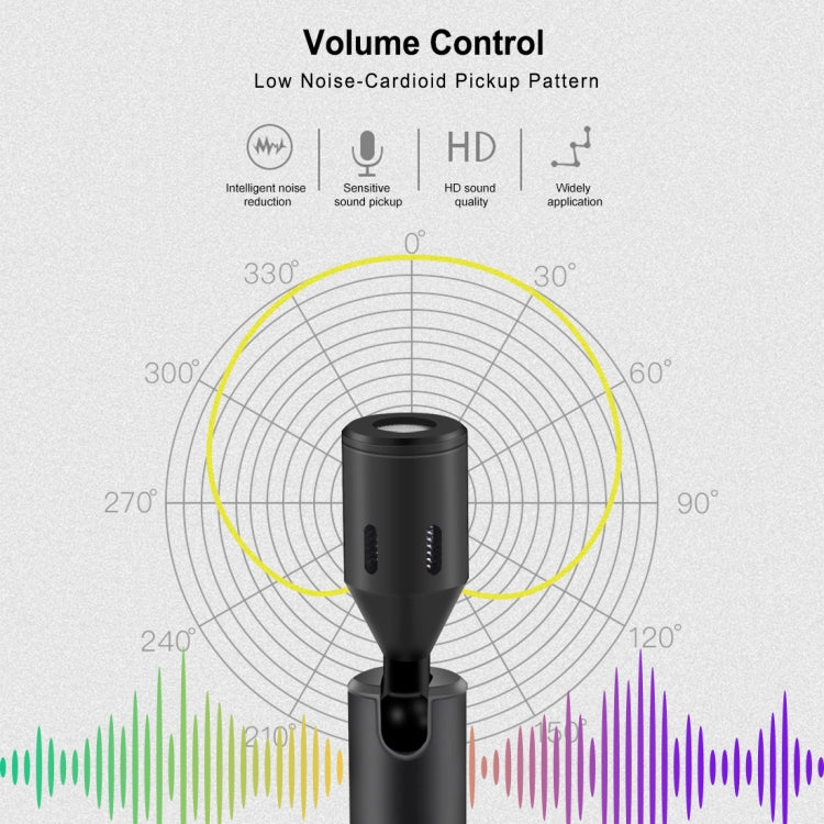 PULUZ USB-C / Type-C Jack Mobile Phone Omnidirectional Condenser Adjustable Microphone, Not for Samsung Series Phones(Black) - free shipping - PMC Jewellery - Order now!