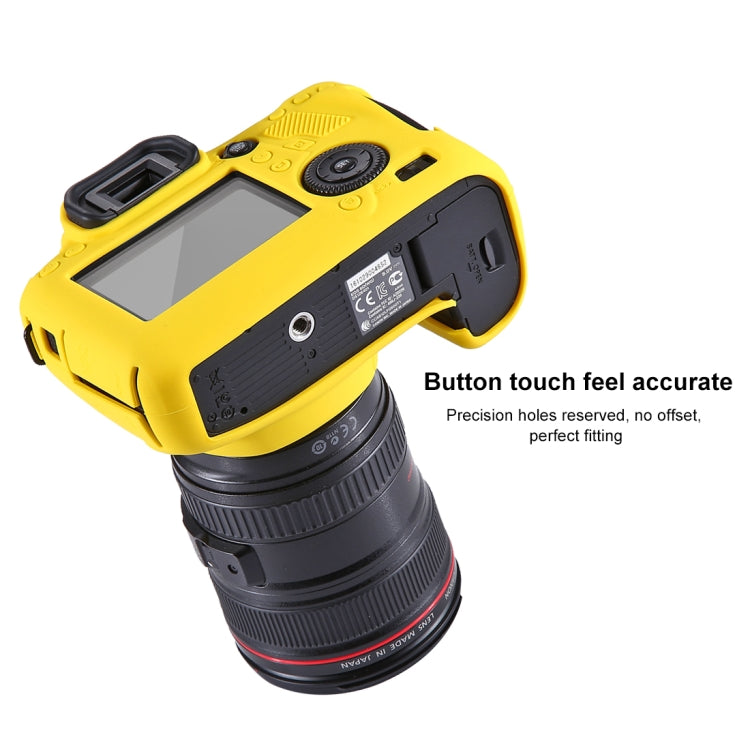 PULUZ Soft Silicone Protective Case for Canon EOS 6D(Yellow) - Protective Case by PULUZ | Online Shopping South Africa | PMC Jewellery | Buy Now Pay Later Mobicred