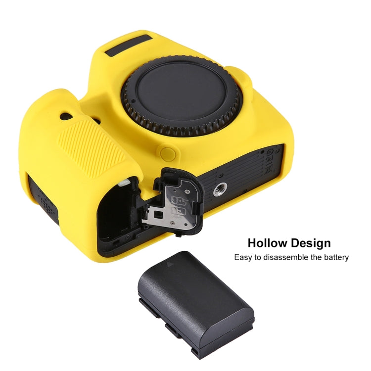 PULUZ Soft Silicone Protective Case for Canon EOS 6D(Yellow) - Protective Case by PULUZ | Online Shopping South Africa | PMC Jewellery | Buy Now Pay Later Mobicred