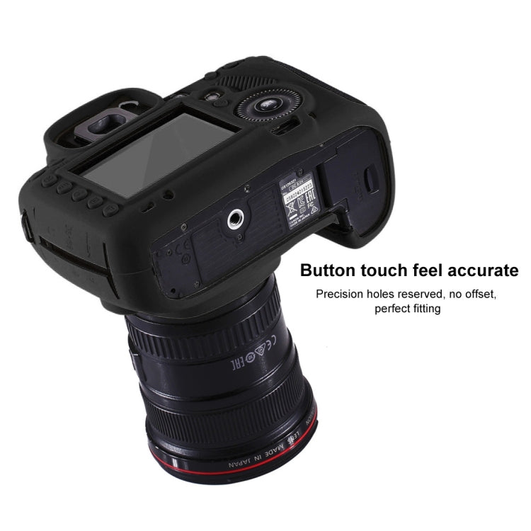 PULUZ Soft Silicone Protective Case for Canon EOS 5D Mark III / 5D3(Black) - Protective Case by PULUZ | Online Shopping South Africa | PMC TechLife | Buy Now Pay Later Mobicred