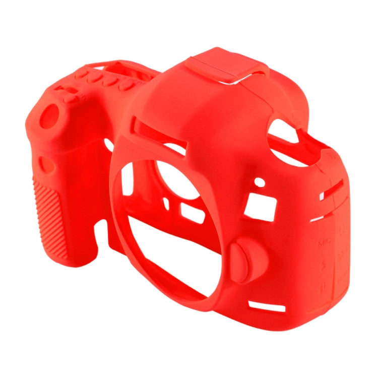 PULUZ Soft Silicone Protective Case for Canon EOS 5D Mark III / 5D3(Red) - free shipping - PMC TechLife - Order now!