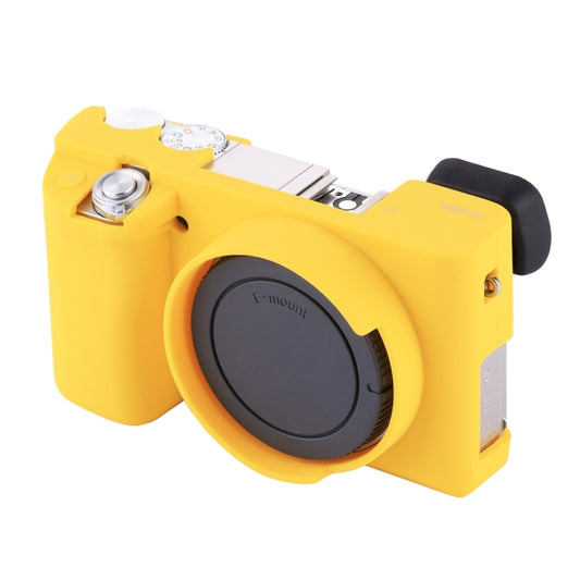 PULUZ Soft Silicone Protective Case for Sony ILCE-6000 / A6000(Yellow) - Protective Case by PULUZ | Online Shopping South Africa | PMC Jewellery | Buy Now Pay Later Mobicred