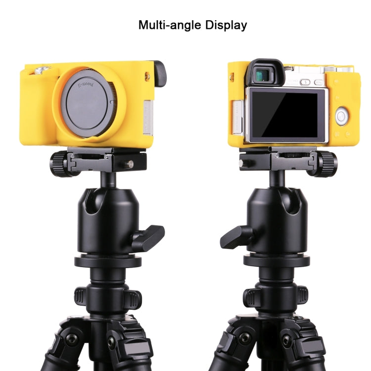 PULUZ Soft Silicone Protective Case for Sony ILCE-6000 / A6000(Yellow) - Protective Case by PULUZ | Online Shopping South Africa | PMC TechLife | Buy Now Pay Later Mobicred