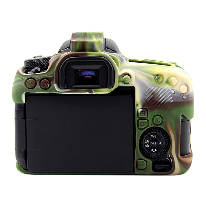 PULUZ Soft Silicone Protective Case for Canon EOS 77D(Camouflage) - Protective Case by PULUZ | Online Shopping South Africa | PMC Jewellery | Buy Now Pay Later Mobicred