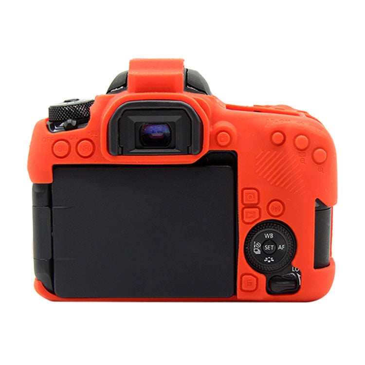 PULUZ Soft Silicone Protective Case for Canon EOS 77D(Red) - Protective Case by PULUZ | Online Shopping South Africa | PMC Jewellery | Buy Now Pay Later Mobicred