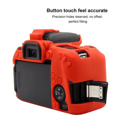 PULUZ Soft Silicone Protective Case for Canon EOS 77D(Red) - Protective Case by PULUZ | Online Shopping South Africa | PMC Jewellery | Buy Now Pay Later Mobicred