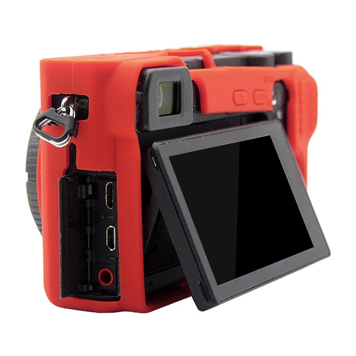 PULUZ Soft Silicone Protective Case for Sony ILCE-6500(Red) - free shipping - PMC TechLife - Order now!