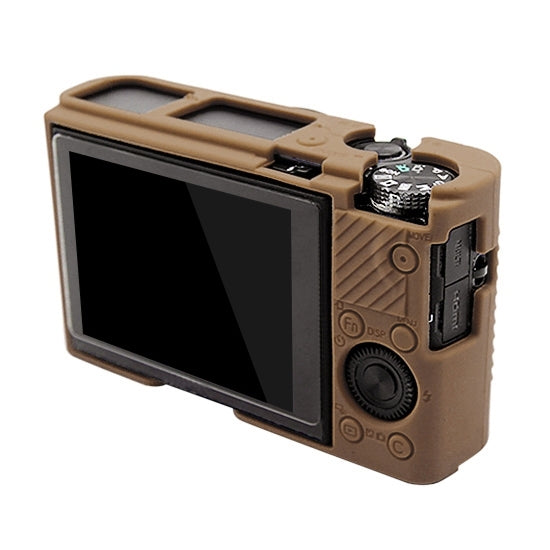 PULUZ Soft Silicone Protective Case for Sony RX100 III / IV / V(Coffee) - Protective Case by PULUZ | Online Shopping South Africa | PMC TechLife | Buy Now Pay Later Mobicred