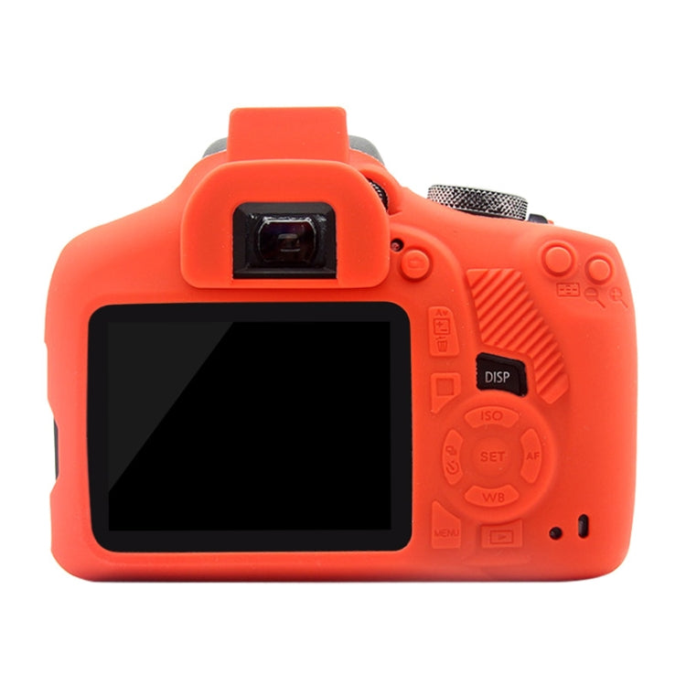 PULUZ Soft Silicone Protective Case for Canon EOS 1300D / 1500D(Red) - Protective Case by PULUZ | Online Shopping South Africa | PMC Jewellery | Buy Now Pay Later Mobicred