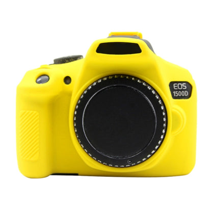 PULUZ Soft Silicone Protective Case for Canon EOS 1300D / 1500D(Yellow) - Protective Case by PULUZ | Online Shopping South Africa | PMC Jewellery | Buy Now Pay Later Mobicred