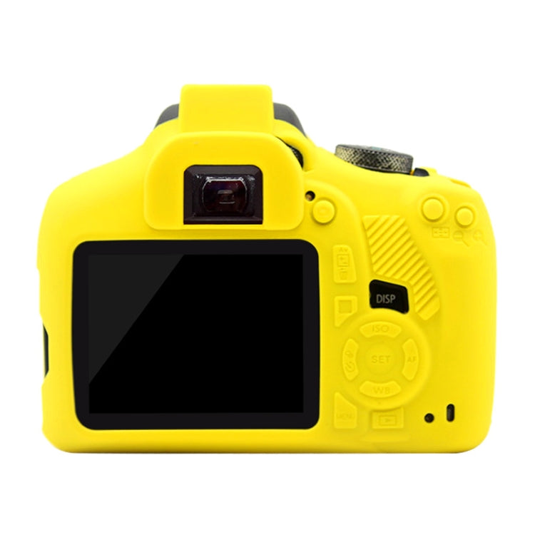 PULUZ Soft Silicone Protective Case for Canon EOS 1300D / 1500D(Yellow) - Protective Case by PULUZ | Online Shopping South Africa | PMC Jewellery | Buy Now Pay Later Mobicred