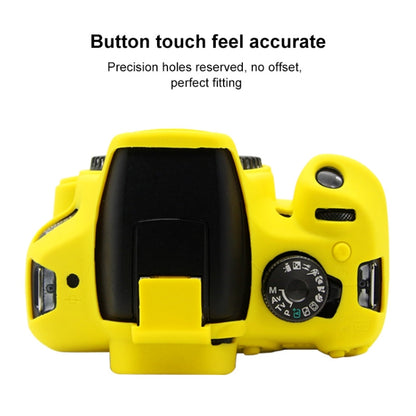 PULUZ Soft Silicone Protective Case for Canon EOS 1300D / 1500D(Yellow) - Protective Case by PULUZ | Online Shopping South Africa | PMC Jewellery | Buy Now Pay Later Mobicred