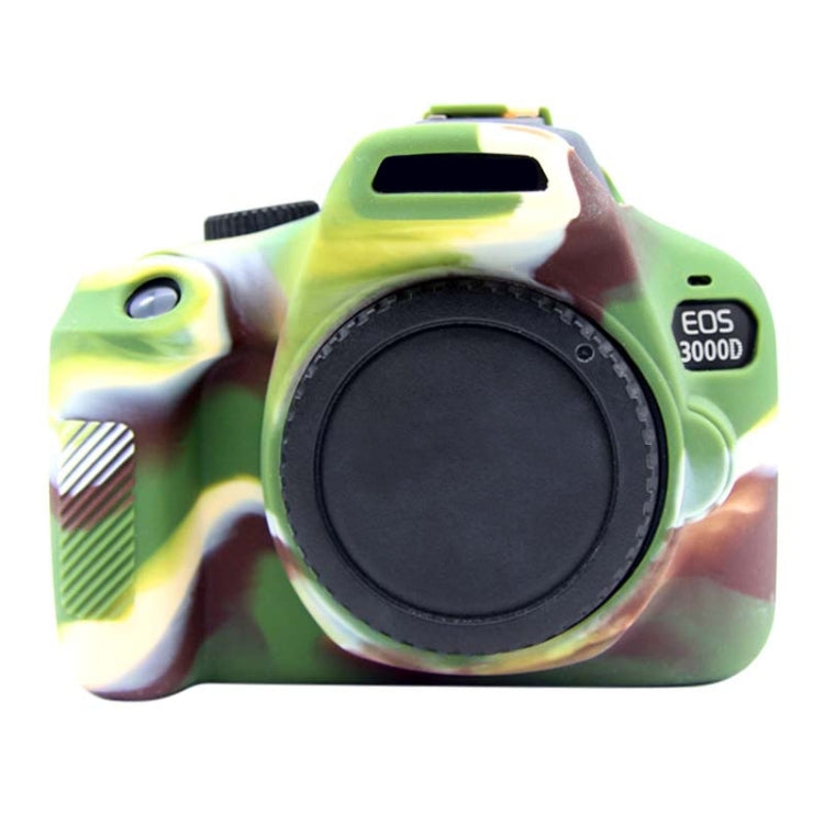 PULUZ Soft Silicone Protective Case for Canon EOS 3000D / 4000D(Camouflage) - Protective Case by PULUZ | Online Shopping South Africa | PMC Jewellery | Buy Now Pay Later Mobicred