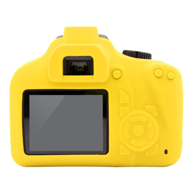 PULUZ Soft Silicone Protective Case for Canon EOS 3000D / 4000D(Yellow) - Protective Case by PULUZ | Online Shopping South Africa | PMC Jewellery | Buy Now Pay Later Mobicred