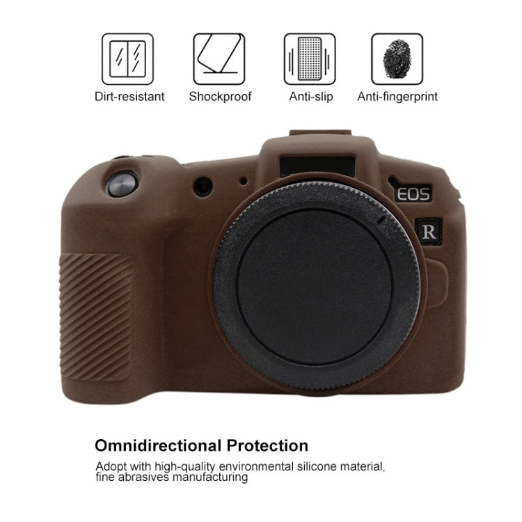 PULUZ Soft Silicone Protective Case for Canon EOS RP(Coffee) - free shipping - PMC TechLife - Order now!