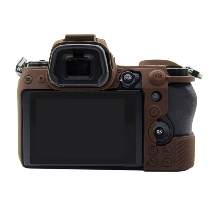 PULUZ Soft Silicone Protective Case for Nikon Z6 / Z7(Coffee) - Protective Case by PULUZ | Online Shopping South Africa | PMC Jewellery | Buy Now Pay Later Mobicred