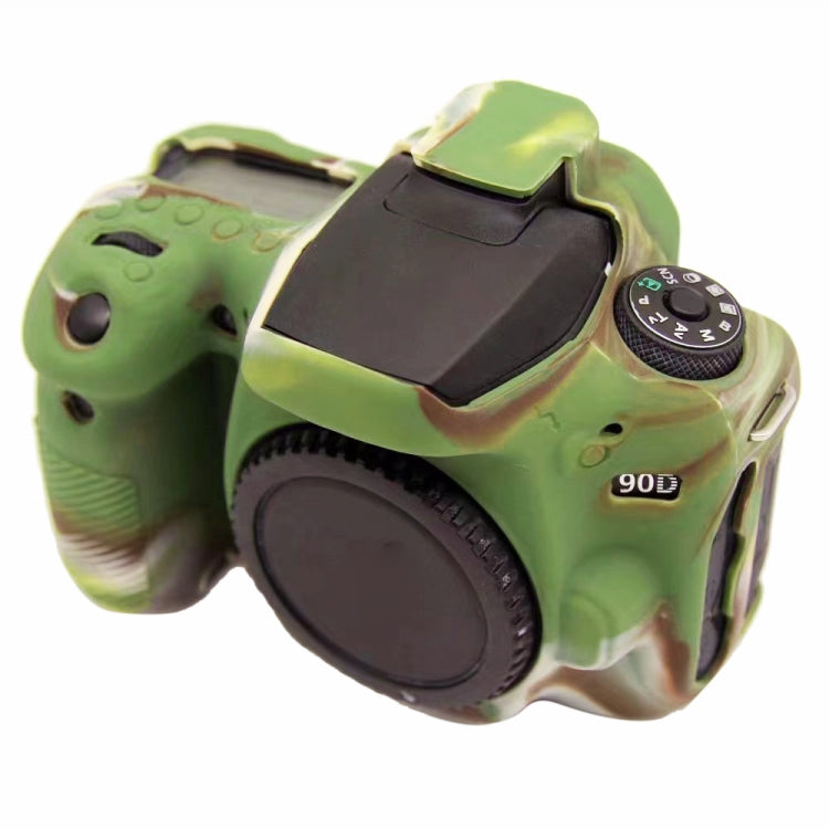 PULUZ Soft Silicone Protective Case for Canon EOS 90D (Camouflage) - free shipping - PMC TechLife - Order now!