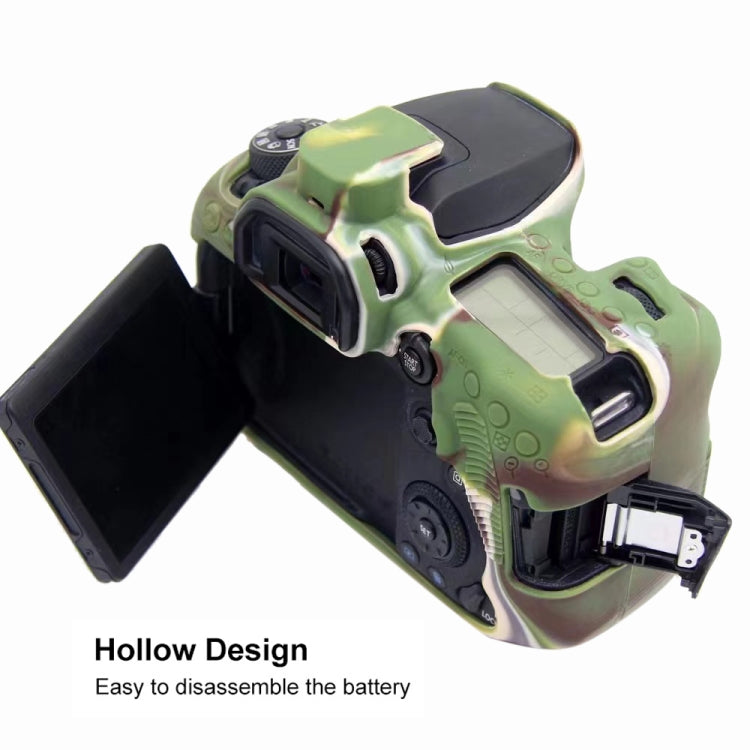 PULUZ Soft Silicone Protective Case for Canon EOS 90D (Camouflage) - free shipping - PMC TechLife - Order now!