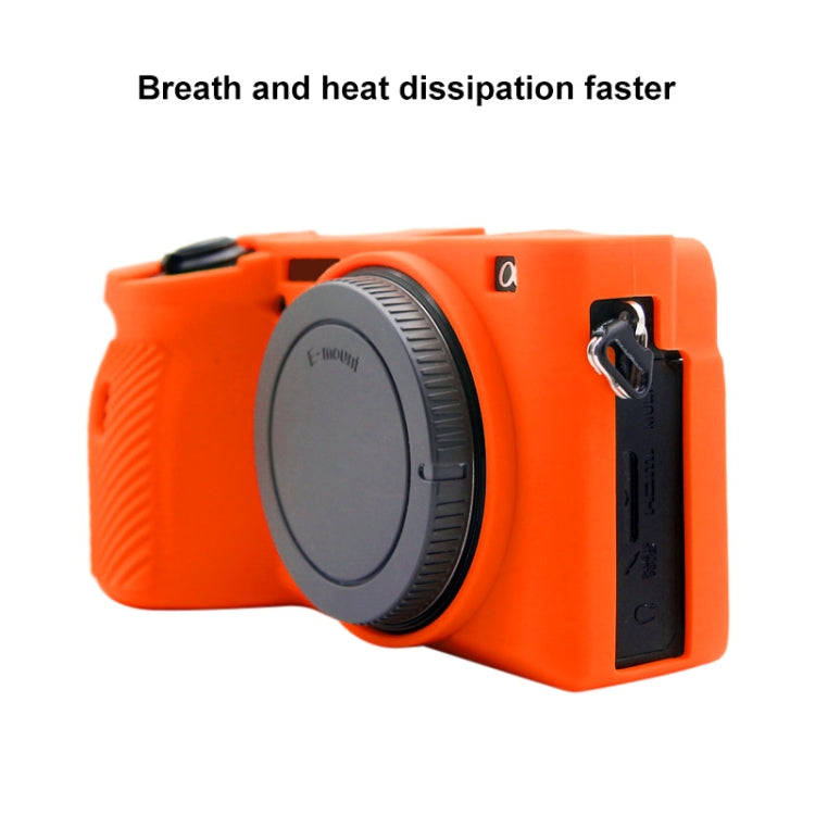 PULUZ Soft Silicone Protective Case for Sony A6600 / ILCE-6600(Orange) - Protective Case by PULUZ | Online Shopping South Africa | PMC TechLife | Buy Now Pay Later Mobicred