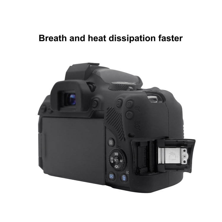 PULUZ Soft Silicone Protective Case for Canon EOS 850D(Black) - Protective Case by PULUZ | Online Shopping South Africa | PMC Jewellery | Buy Now Pay Later Mobicred