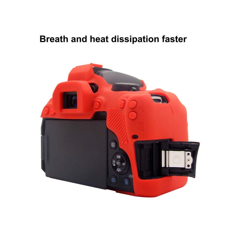 PULUZ Soft Silicone Protective Case for Canon EOS 850D(Red) - free shipping - PMC TechLife - Order now!