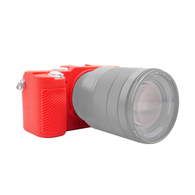 PULUZ Soft Silicone Protective Case for Sony A7C / ILCE-7C(Red) - Protective Case by PULUZ | Online Shopping South Africa | PMC TechLife | Buy Now Pay Later Mobicred