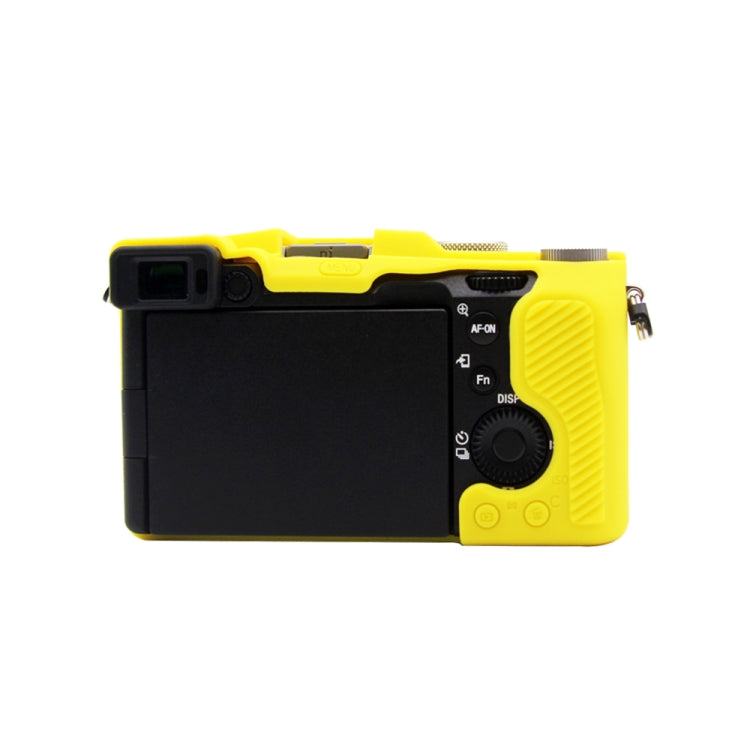 PULUZ Soft Silicone Protective Case for Sony A7C / ILCE-7C(Yellow) - Protective Case by PULUZ | Online Shopping South Africa | PMC TechLife | Buy Now Pay Later Mobicred