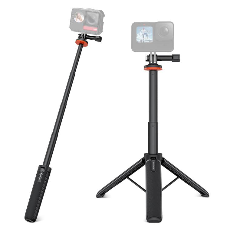 PULUZ Action Camera Extension Tripod Selfie Stick Stand for GoPro (Black) - free shipping - PMC TechLife - Order now!